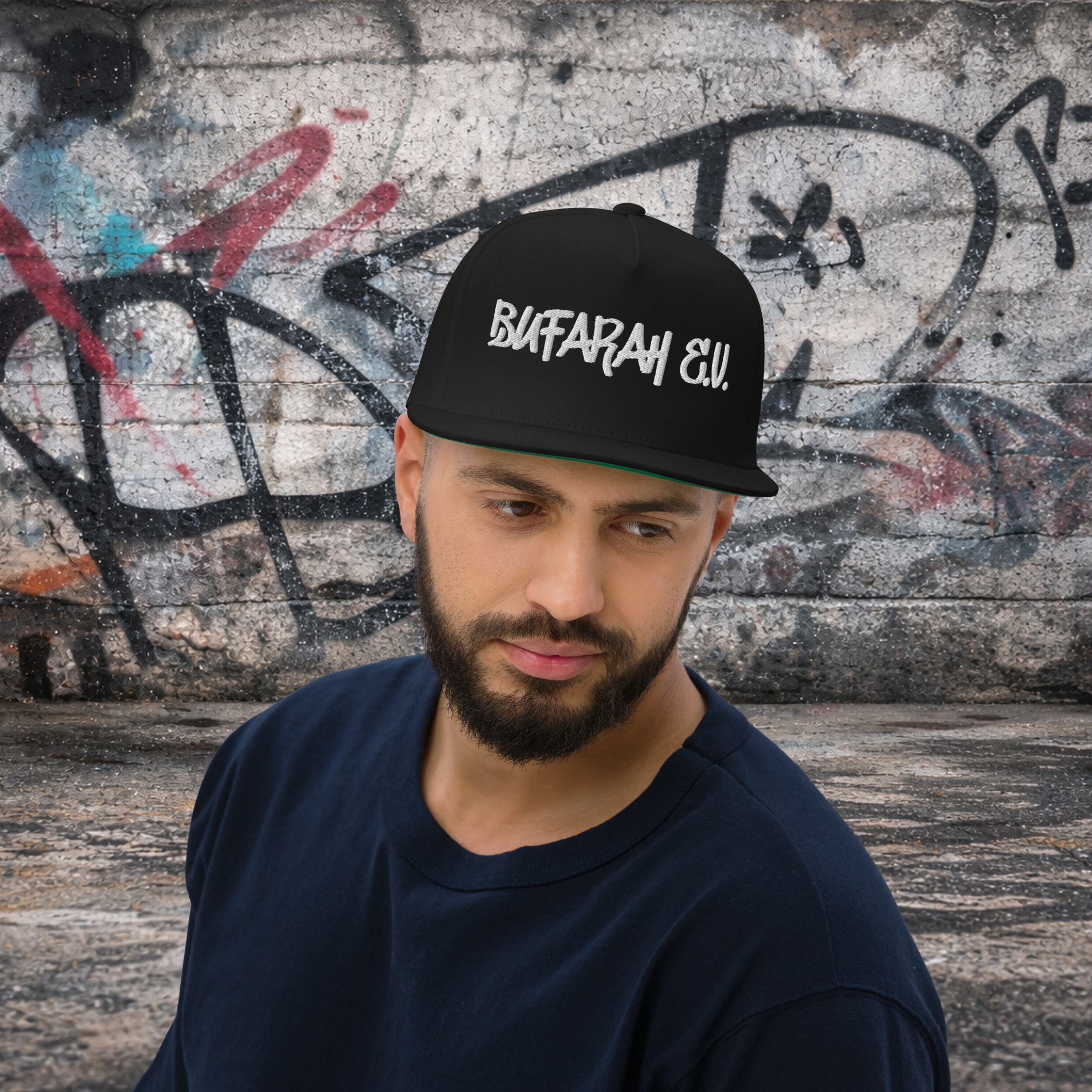 Flat Bill-Cap White - Steetz