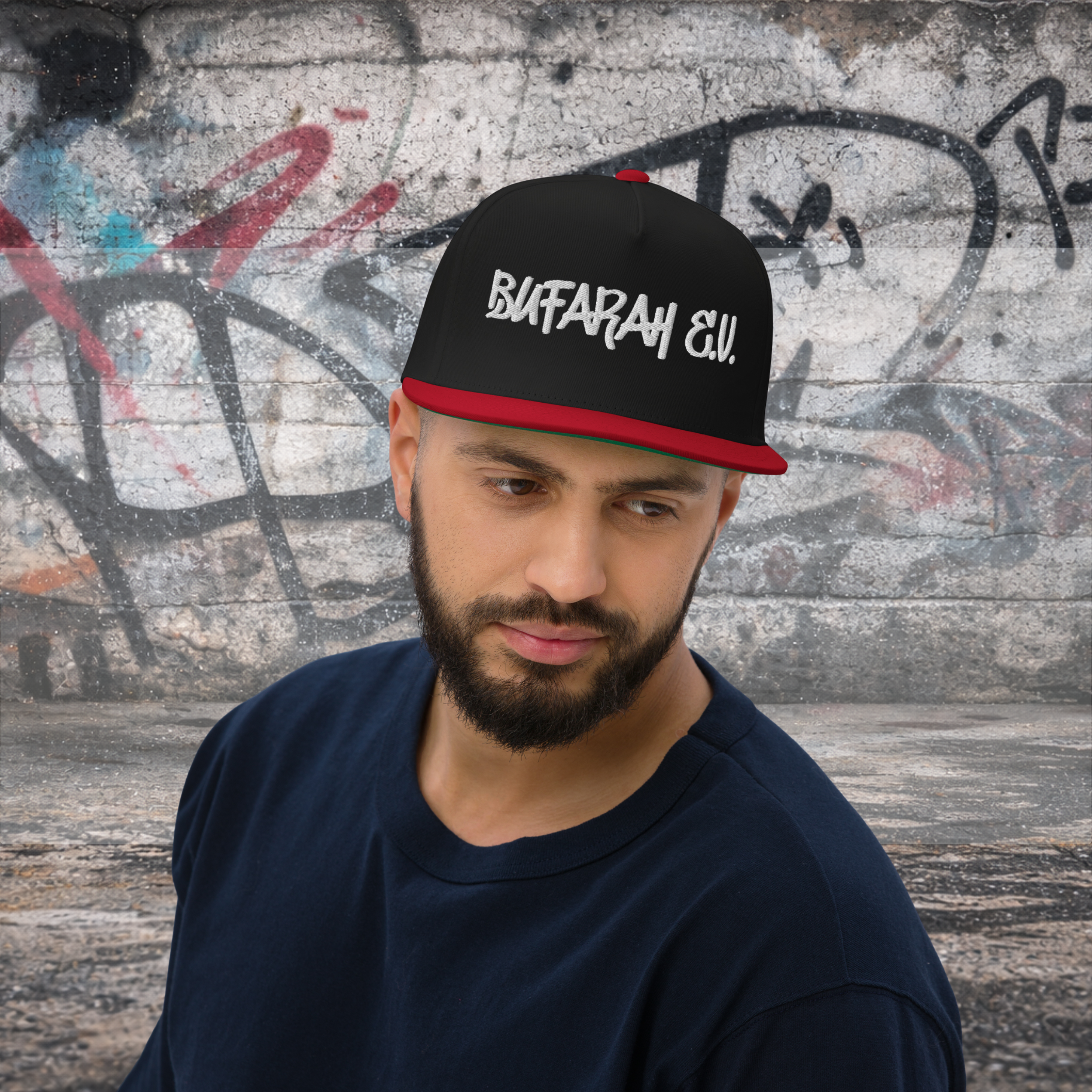 Flat Bill-Cap White - Steetz