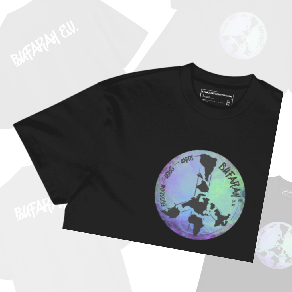 Schwarzes Boxy-T-Shirt Herren Essentialz - Seitenansicht
