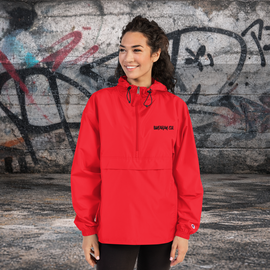 Scarlet bestickte Champion-Jacke Colorz - Vorderansicht