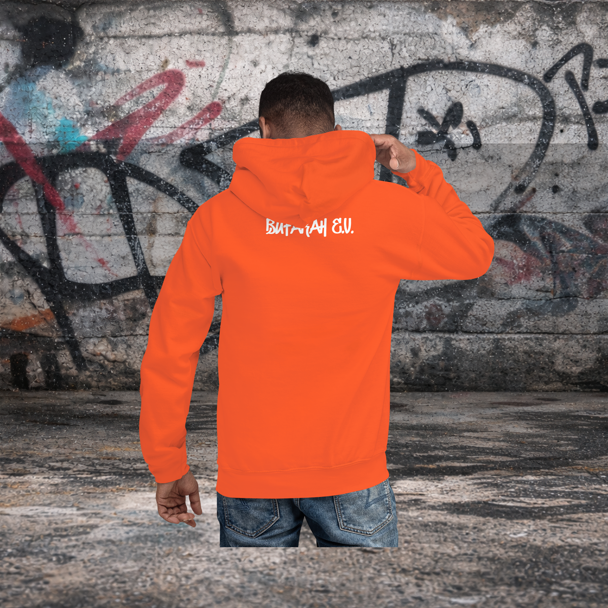 Unisex-Kapuzenpullover Colorz - Produktansicht
