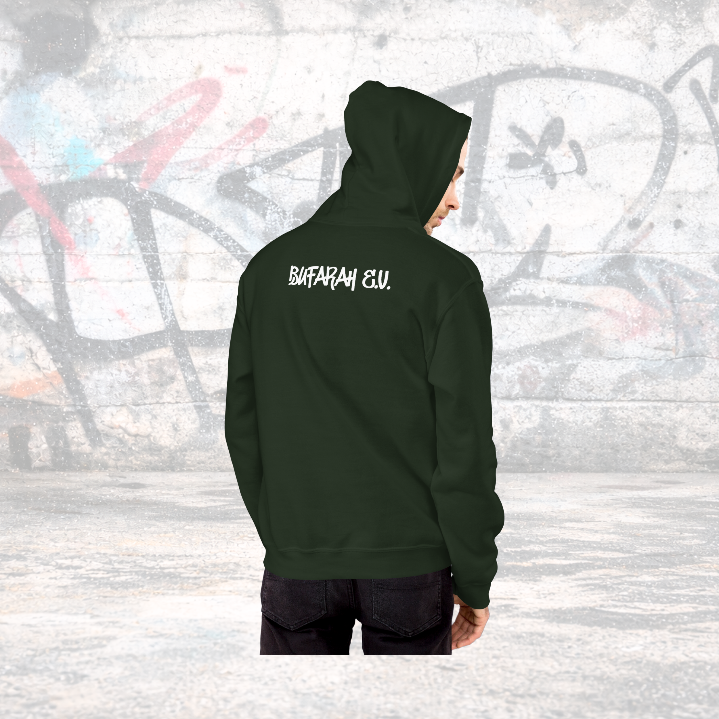 Unisex-Kapuzenpullover Essentialz - Produktansicht
