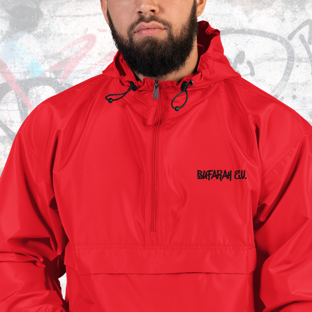 Bestickte, verstaubare Champion-Jacke - Colorz