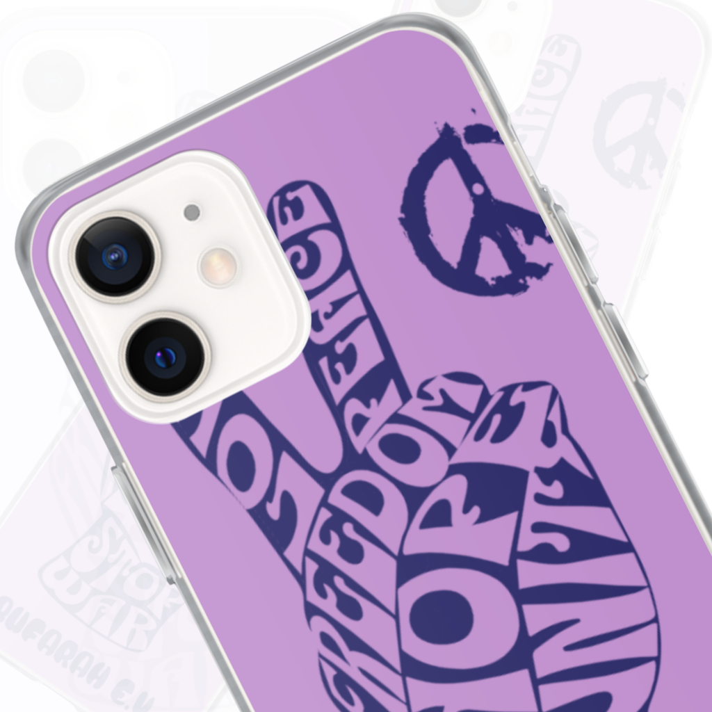 iPhone-Hülle Dream - Seitenansicht mit transparentem Rand

