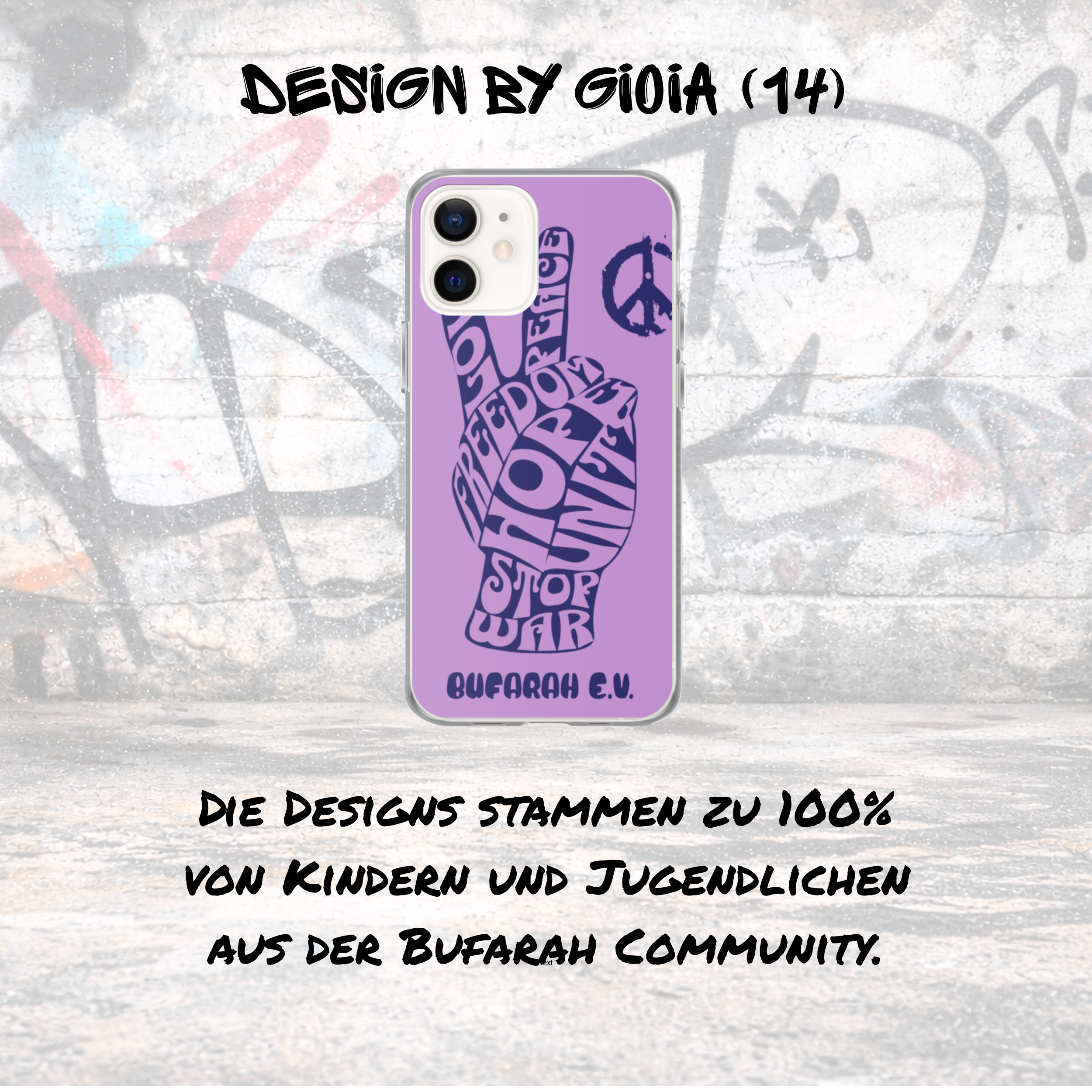 iPhone-Hülle Dream mit Gioia Design - Detailansicht des Motivs
