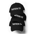Schwarzer Dad-Hat Essentialz - Vorderansicht