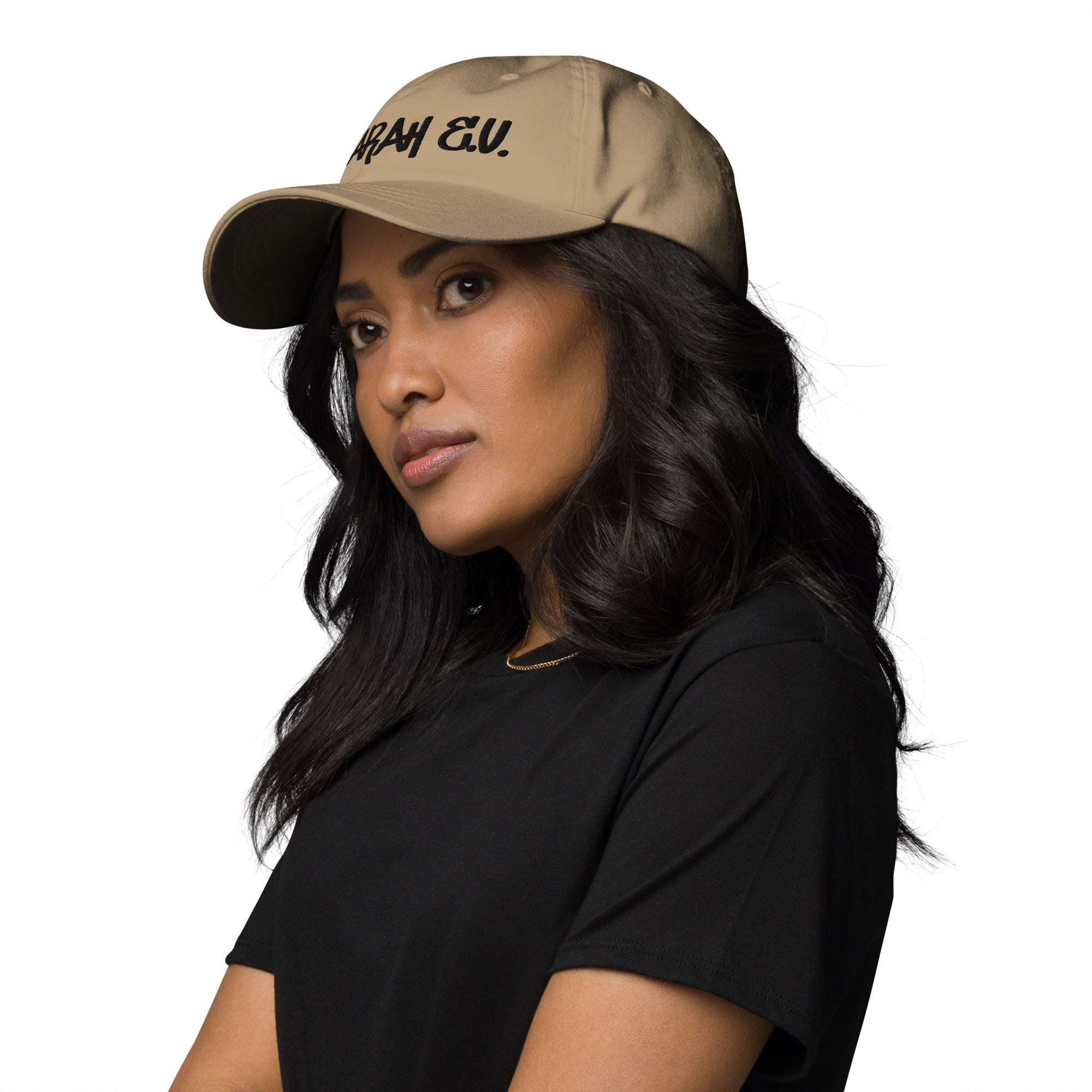 Khaki Dad-Hat Essentialz - Linke Ansicht