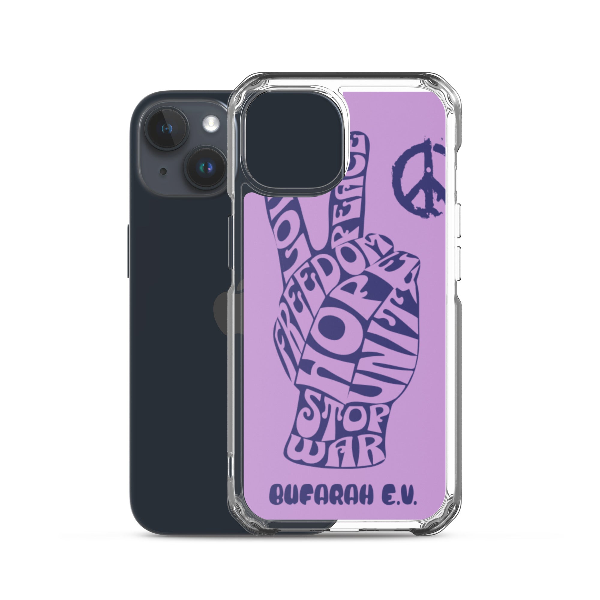 iPhone 15 mit Dream Hülle und Telefon - Produktmockup
