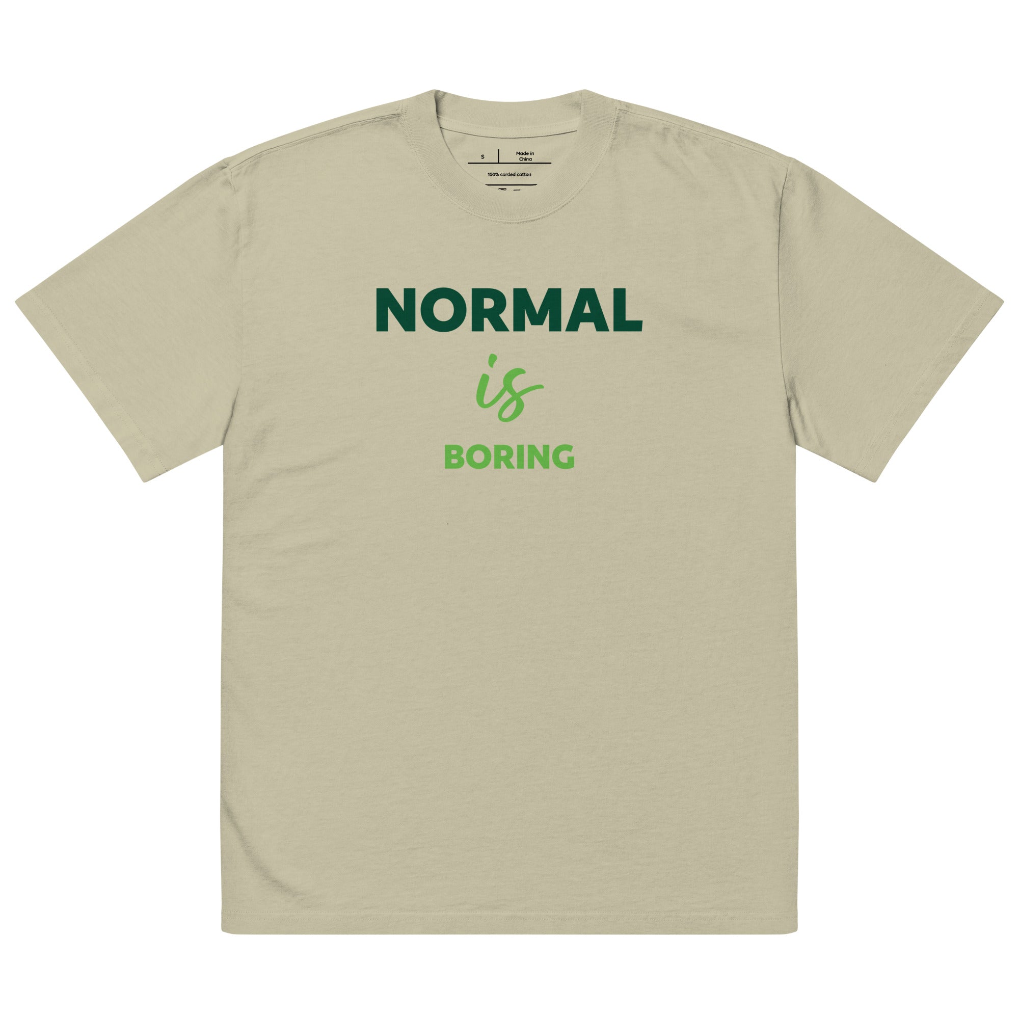 Faded Eucalyptus Oversized T-Shirt Streetz - Vorderansicht Produktmockup