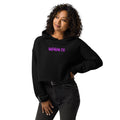 Schwarzer Crop-Hoodie Streetz - Vorderansicht
